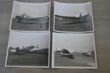4 Original Vintage Beechcraft Model 18 Photographs 8 x 10 Photos