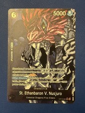 St. Ethanbaron V. Nusjuro (Alternate Art) OP13-080 Carrying on His Will Foil
