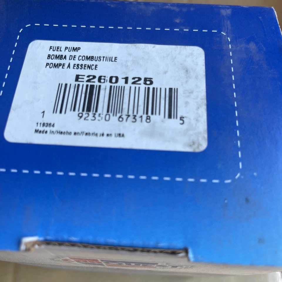 Carquest E260125:替换燃油泵适用于别克公园大道 (1991 - 1995) 全新 — 第 2/2 张图片