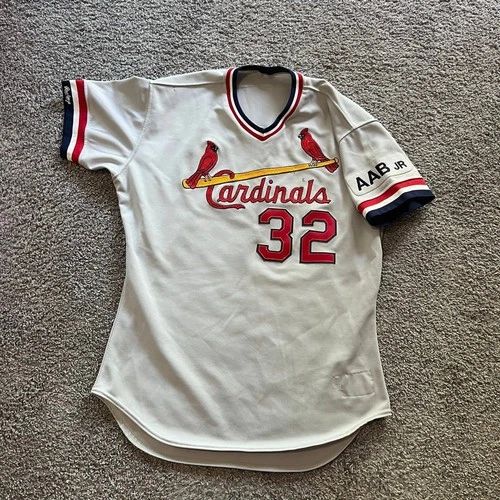 Joe Magrane St. Louis Cardinals 1991 Game Worn Jersey Grey Rawlings MLB 48+2
