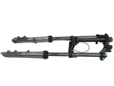 5. HONDA CX 500 C PC01 Gabel 33 mm komplett mit oberer unterer Gabelbrücke fork