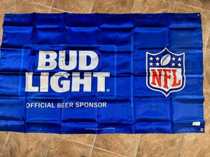 Budweiser Bud Light NFL 3x5 Flag - Brand New
