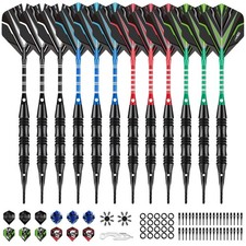 CyeeLife Darts Plastic Tip - Professional Soft Tip Darts Set - 12 Pcs 20 Gram...