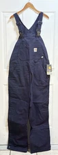 Carhartt Overalls Bib Pants Mens 36x30 FR Flame Resistant Workwear 101627-410