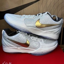 NEW Nike Ja 2 Christmas Tree Topper NBY FV6070-002 Shimmer White Men Size 10.5