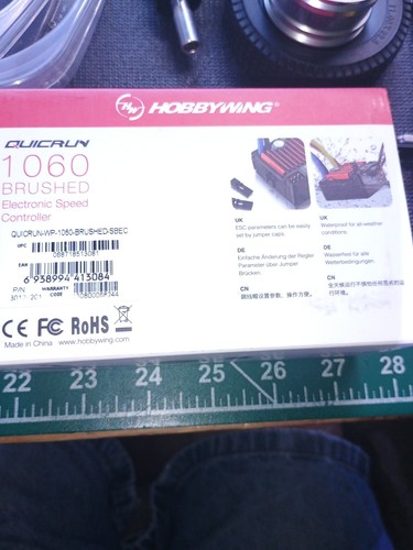 Hobbywing 1060 Brushed Electronic Speed Controller ESC - Picture 2 of 3