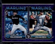 2024 Topps Eli Villalobos / Anthony Maldonado RCOM, SN799 Purple Holofoil /799