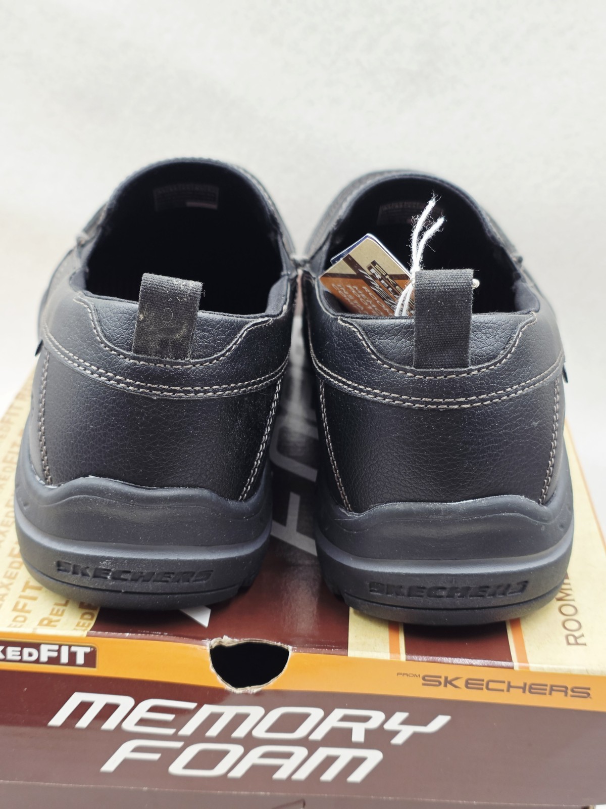 Skechers Mens Casual Shoes Harper Forde Slip On black UK Size 9.5 image 7