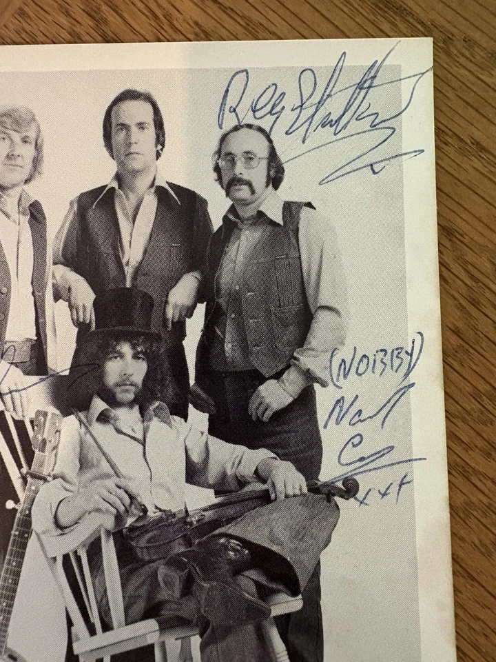 Fotografía firmada por Wells Fargo Band años 70 Fenton Clayton 316 (día) 338 noche - Imagen 3 de 4