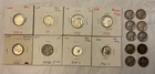 Lot Of 18 Mercury Silver Dimes Various Years Circulated  - mixed grades