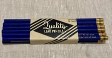 12 Vintage Empire Pencil Co Colored Blue 237 USA NEW Old Stock Plus Bonus