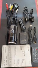 Sony HDR-PJ210 Handycam Camcorder w/ Remote Charger Cables Tested Working