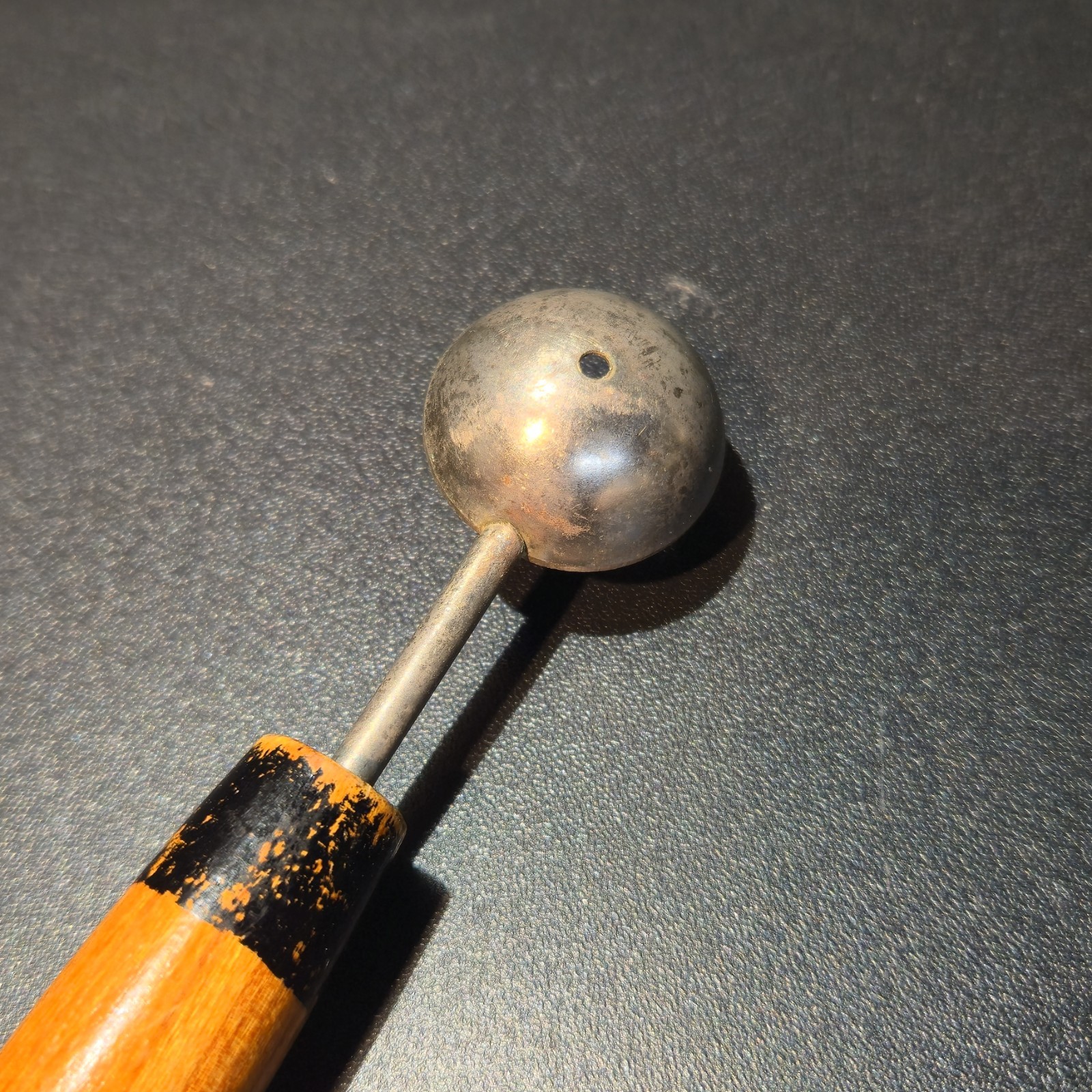 Vintage Combination Melon Baller and Butter Curler with Wooden Handle image 5