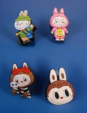 NEW Labubu Croc Shoe Charms Set of 4