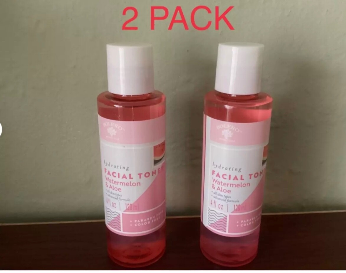 Bolero Beberly Hil Hydrating Facial Toner with Watermelon & Aloe 2 Pack