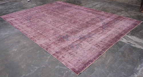 9'6" x 13'0" ft. Turkish Kayseri Vintage Rug, Hand Knotted Wool Rug - Picture 2 of 3