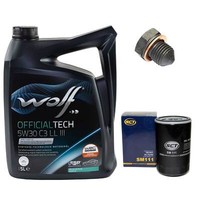 MotoröL Set 5W30 5 Liter + ÖLfilter + Schraube FüR Audi A6 Seat VW Transporter