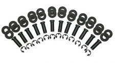 12 Tattoo Machine Step Down Coil Cores With Black Phenolic washers 1" Made USA
