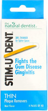 Stim-U-Dent Plaque Removers, Thin, Mint Flavor -160 Ct.