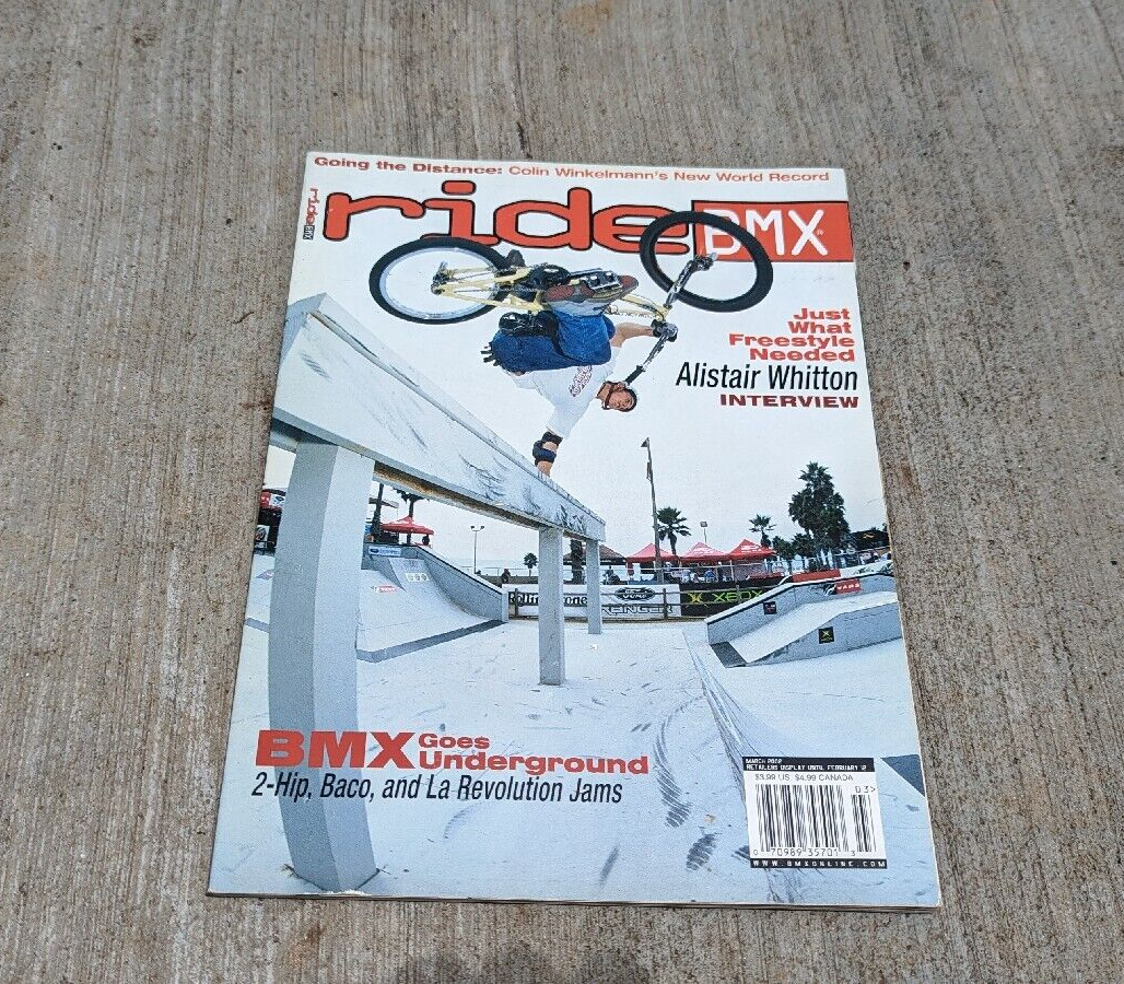 Transworld RIDE bmx Magazine Mar/Apr 2002 - Alistair Whitton