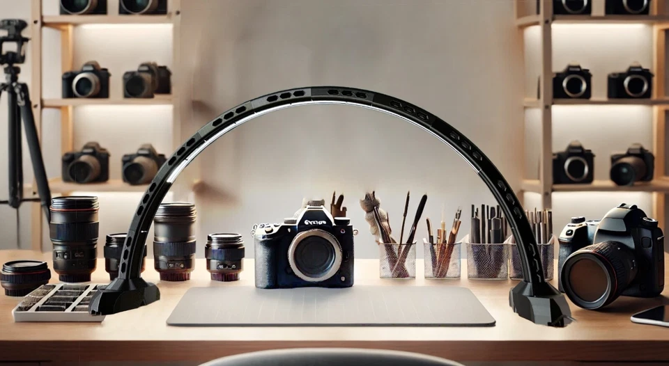 LED Arch Light for Photography Ideal for Product & Tabletop Shots, Video Filming - image 4 of 4