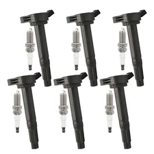 6pcs Ignition Coil & Spark Plug Pack fits For 2005-2018 Toyota Avalon 3.5L UF487