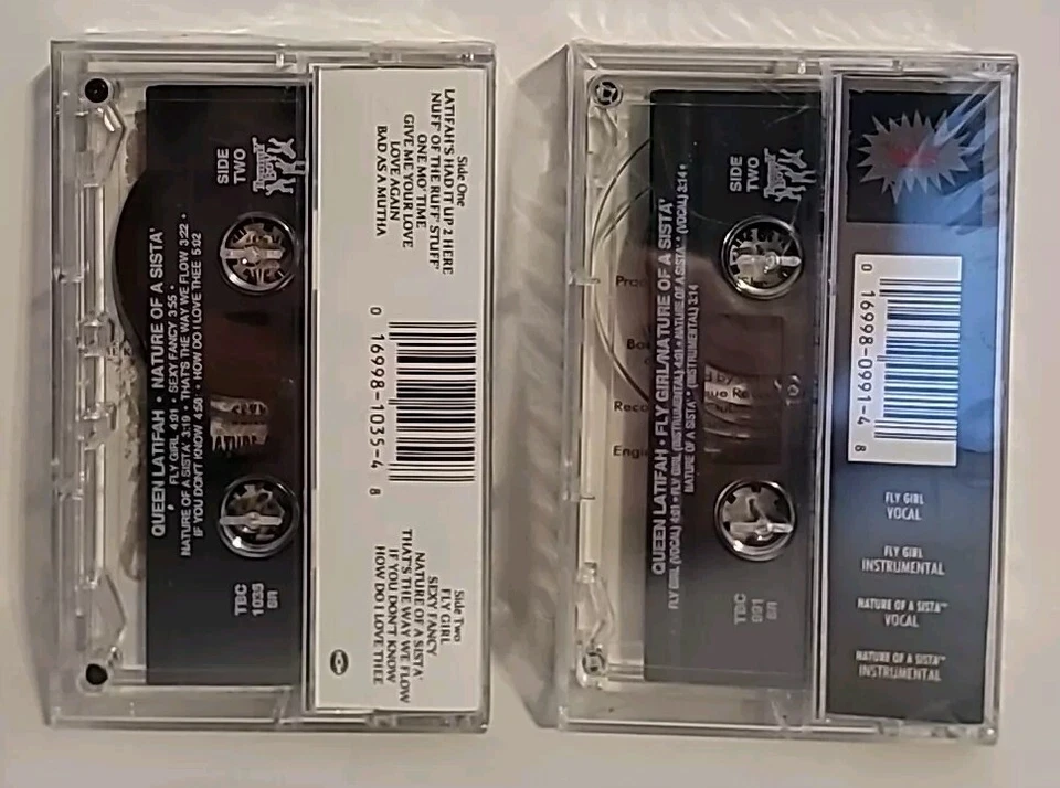 Queen Latifah: Nature Of A Sista’ AND Fly Girl Cassette Tapes SEALED Hip-Hop 90s - Image 2 of 4