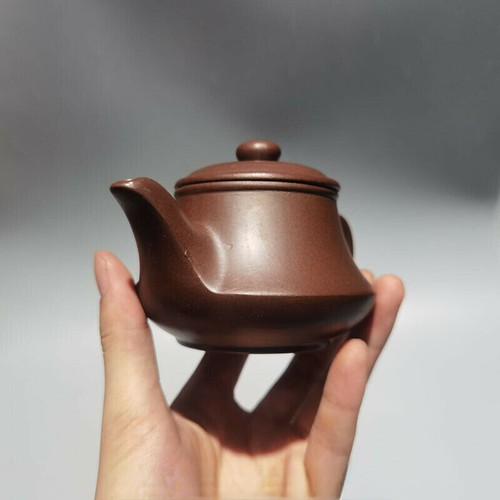 220ml Antik Chinesisch Yixing Lila Ton Teekanne Kung Fu Teeservice Teekanne - Bild 4 von 6