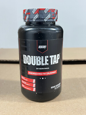 Redcon1 Double Tap Energy Fat Burner Weight Loss 120 Capsules EXP:04/2027