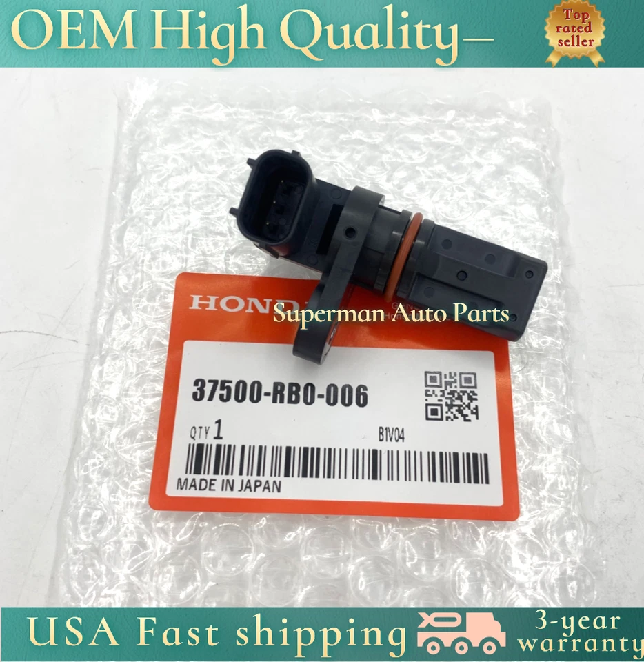 OEM Engine Crankshaft Position Sensor 37500-RB0-006 For 2009-2019 Honda Fit CRZ - Image 3 of 4