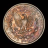 1883-O $1 Morgan Silver Dollar - Original Violet Magenta Toning - SKU-Z0523