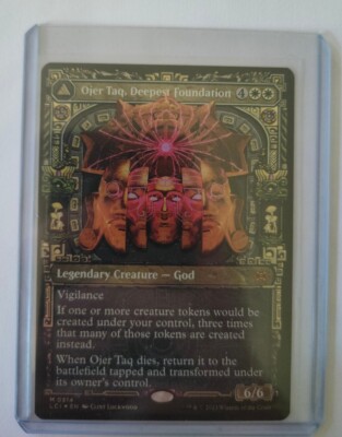 MTG OJER TAQ, DEEPEST FOUNDATION FOIL (Showcase) - 314 - LCI - Near Mint - MTG
