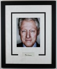 Bill Clinton "42nd President" AUTOGRAPH Signed Custom Framed 16x20 Display ACOA