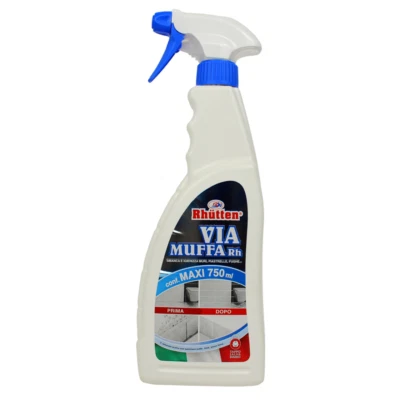 ANTIMUFFA SPRAY ANTI MUFFA IGIENIZZANTE DISSOLVIMUFFA CONTRO MUFFA 750ml RHUTTEN