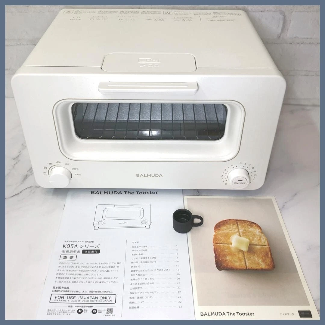 Balmuda K05A-WH The Toaster Steam White BALMUDA The Toaster AC100V