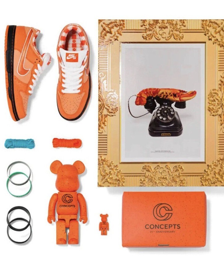 Size 8.5 - Nike SB Dunk Low Concepts Orange Lobster Special Size 8.5 - Nike SB Dunk Low Concepts Orange Lobster Special