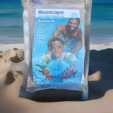 Bluescape Lot Of 2 green with dinosaurs, Inflatable Kids Armbands, Ages 3 to 6