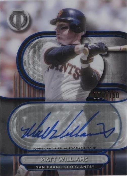 2024 Topps Tribute - Matt Williams #TA-MW for sale | eBay