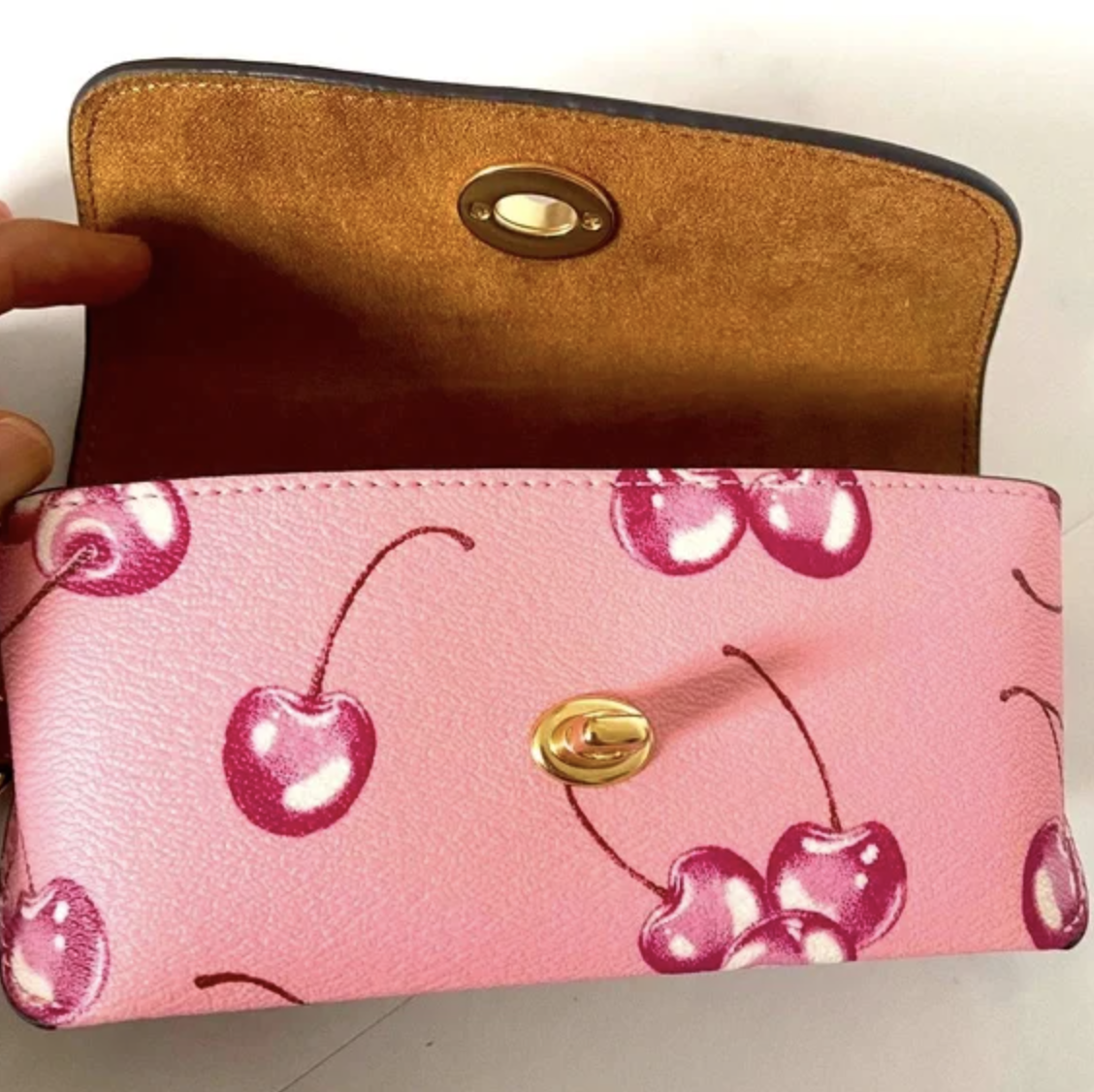 NWT Coach Sunglass Case With Strawberry/heart/cherry/floral