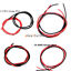 miniatuur 4 - 10/12/14/16 AWG Gauge Wire Flexible Silicone Copper Cables RC Black Red 1M+1M