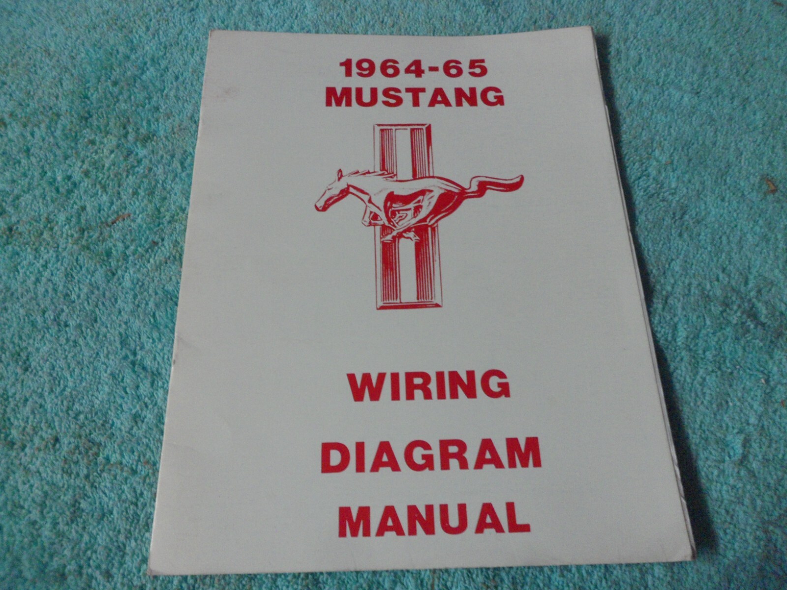 1964.5 1965 Ford Mustang Wiring Diagram Manual | eBay