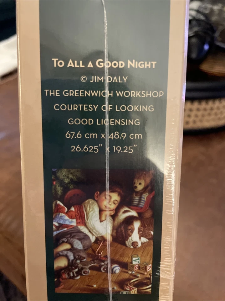 Cobble Hill TO ALL A GOOD NIGHT 1000 Piece Premium Jigsaw Puzzle, sealed  New - Image 4 of 4