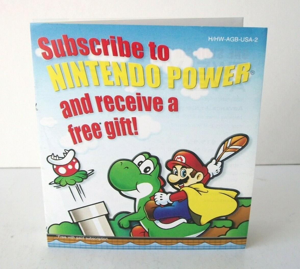Super Mario Advance GBA Nintendo Power Insert Only NO GAME Gameboy World  Yoshi