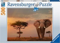 RAVENSBURGER*PUZZLE*500 Teile*Afrikanischer Elefant*RaritÄT*Neu+Ovp