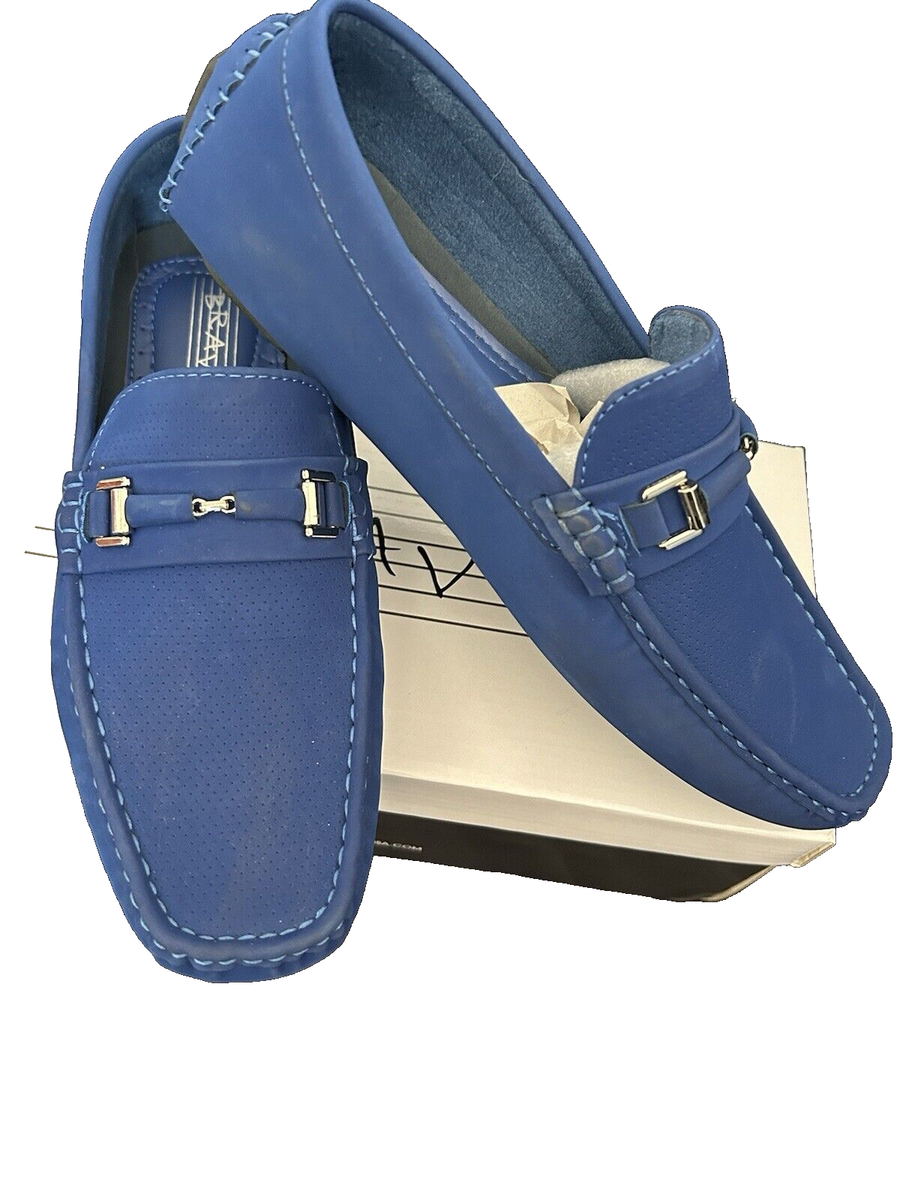 Bravo Shoes Men's Size 9.5 Royal Blue (Todd-1) New Loafer | eBay
