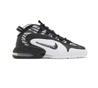 Nike Men's Air Max Penny 1 Tiger Stripes FD0783-010 Black/White Sz. 5