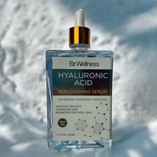 Dr wellness ANTIAGING Hyaluronic Acid REPLENISHING BOOST FACE SERUM JUMBO 5.1 OZ