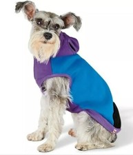 Lego x Target Medium Dog Hoodie Sweatshirt Color Block Blue Black Purple dogs