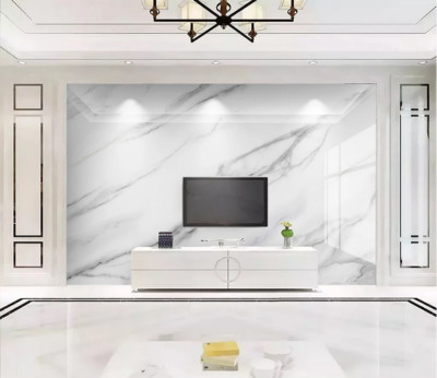 3D White Marble G6119 Wallpaper Wall Murals Removable Self-adhesive Honey