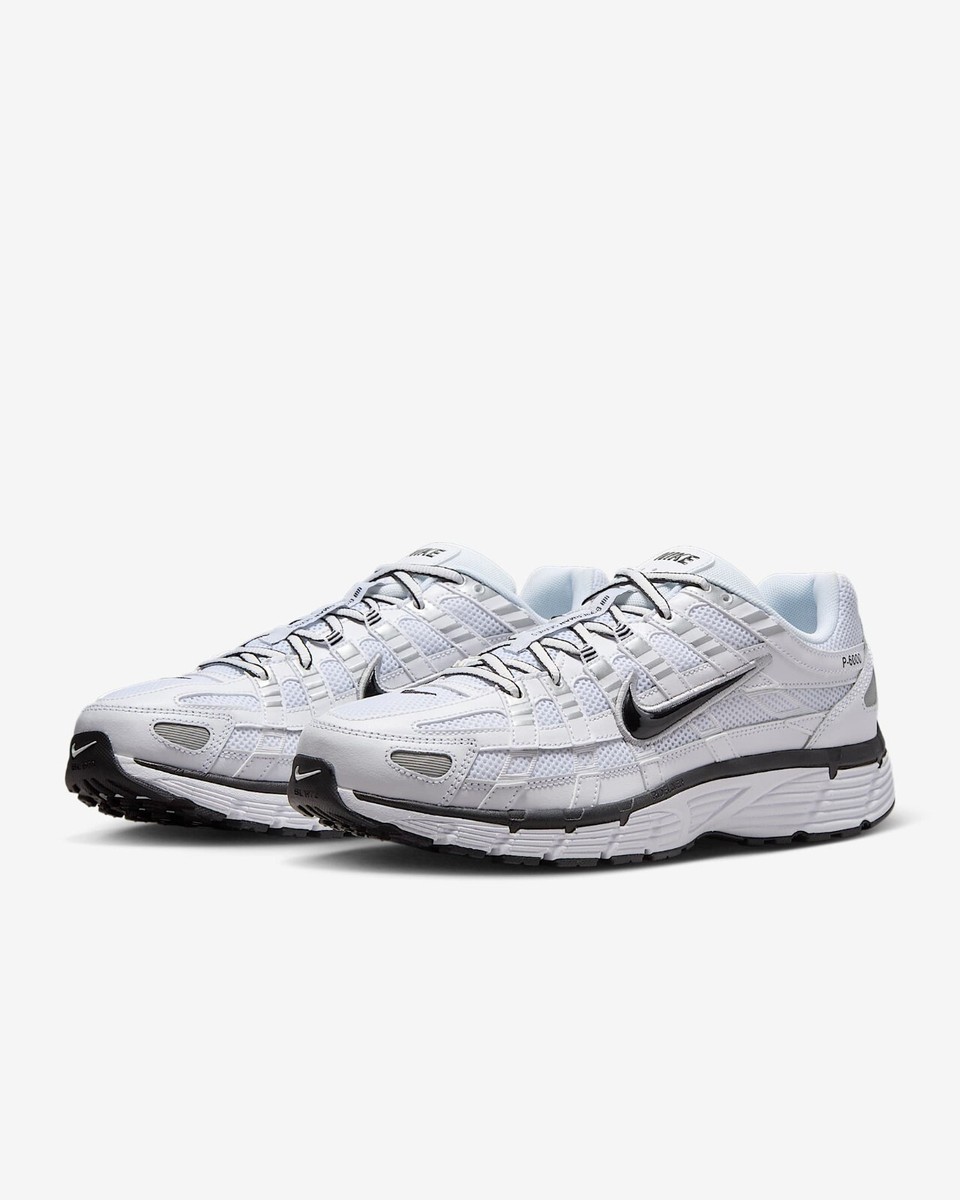 NIKE P-6000 シルバー ホワイト スニーカー Nike P-6000 Premium White Metallic Silver CD6404-107 Men's Size | eBay